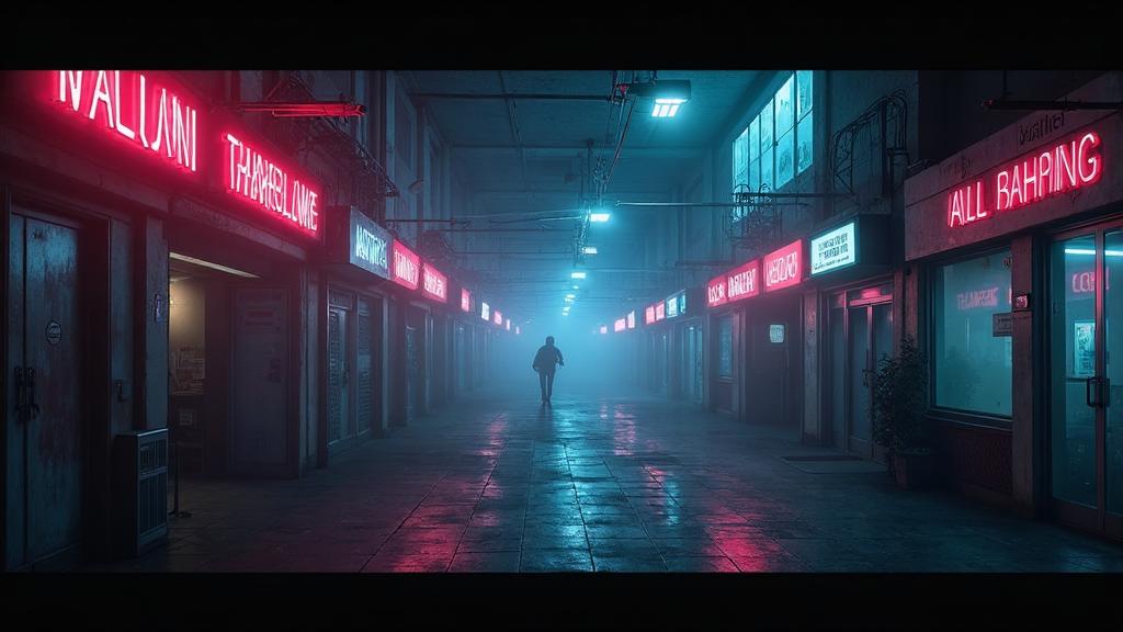 Night at the Mall